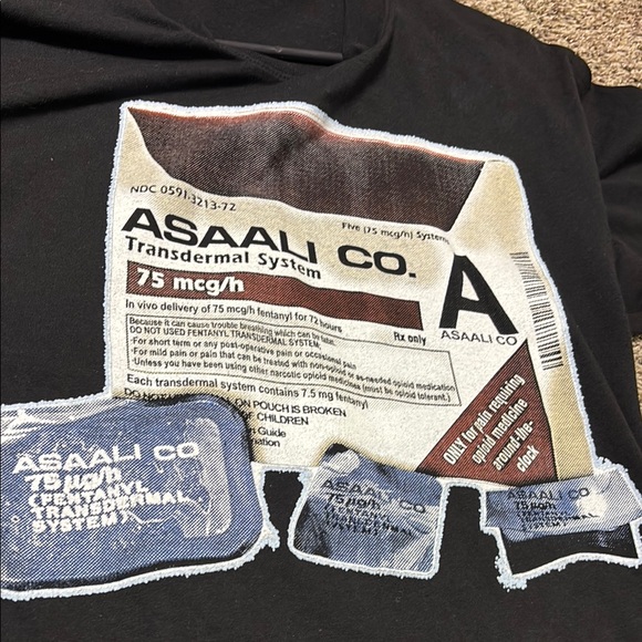 BRAND NEW ASAALI CO GRAPHIC TEE - Picture 5 of 6